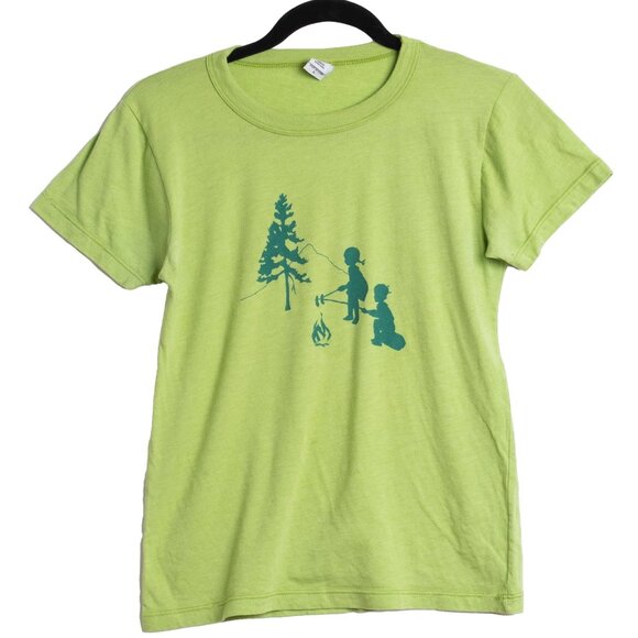 Urban Renewal Tops - Urban Renewal Y2K Urban Outfitters Green Graphic Tee Women's Size Large